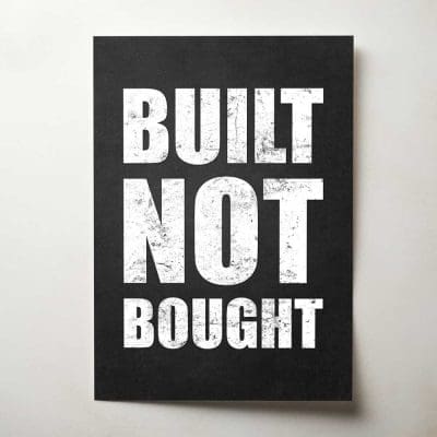 Built Not Bought P1