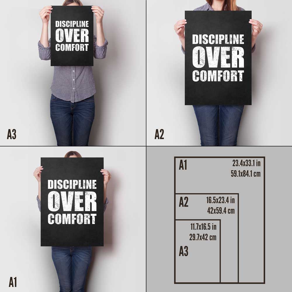 Discipline Over Comfort A Sizes
