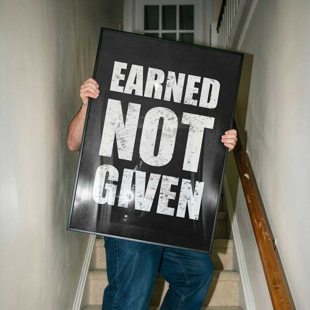 Earned Not Given Mockup