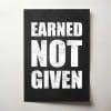 Earned Not Given Thumbnail