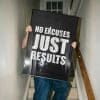 No Excuses Just Results Mockup