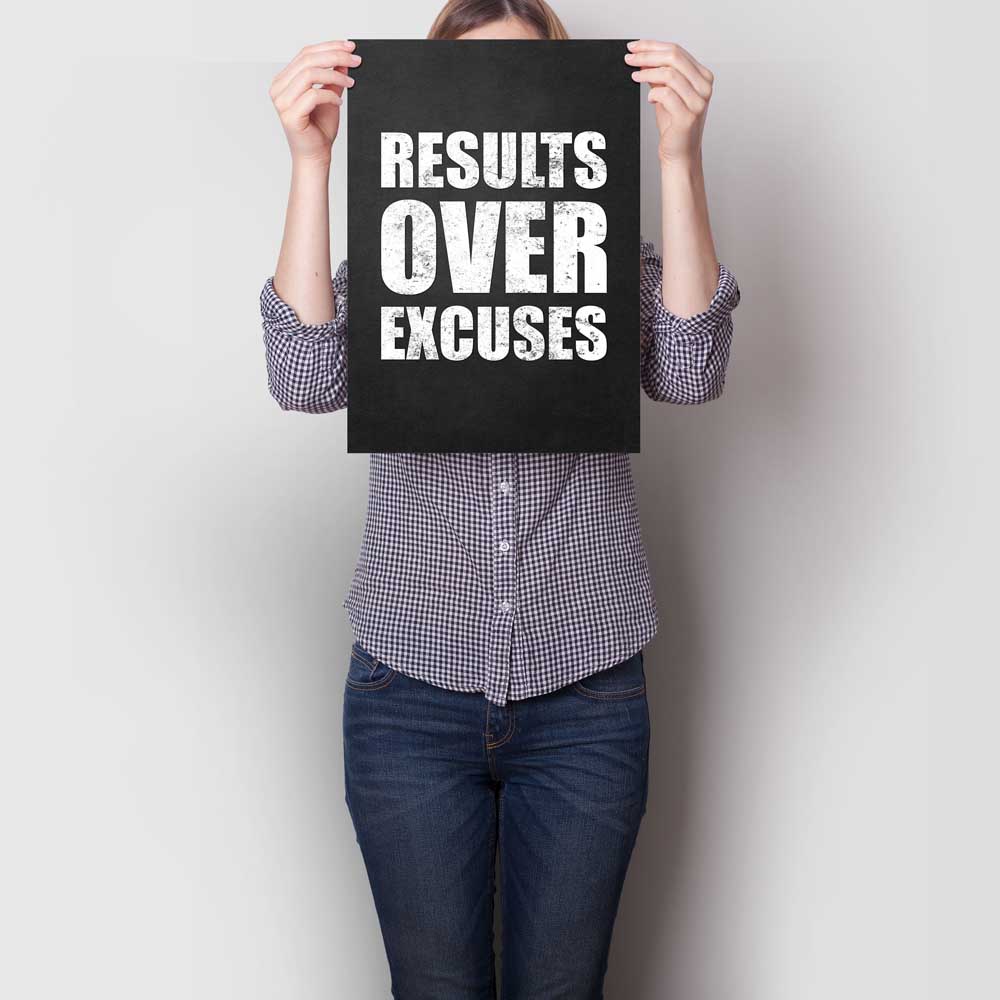 Results Over Excuses A3