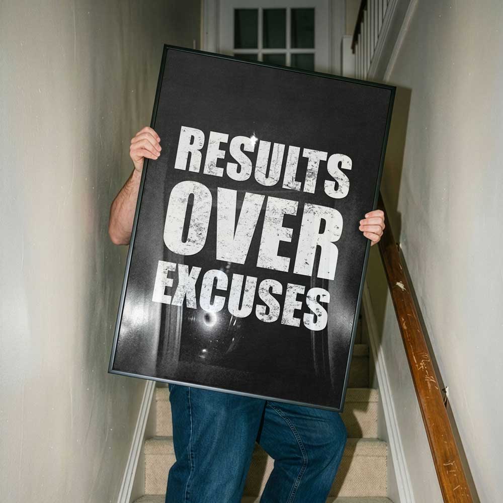 Results Over Excuses Mockup