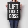 White Black lift Like A Boss A2