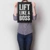 White Black lift Like A Boss A3